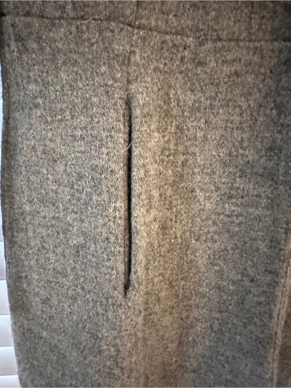 Zara Gray Tailored Wool-Blend Long Blazer Coat - Picture 3 of 12